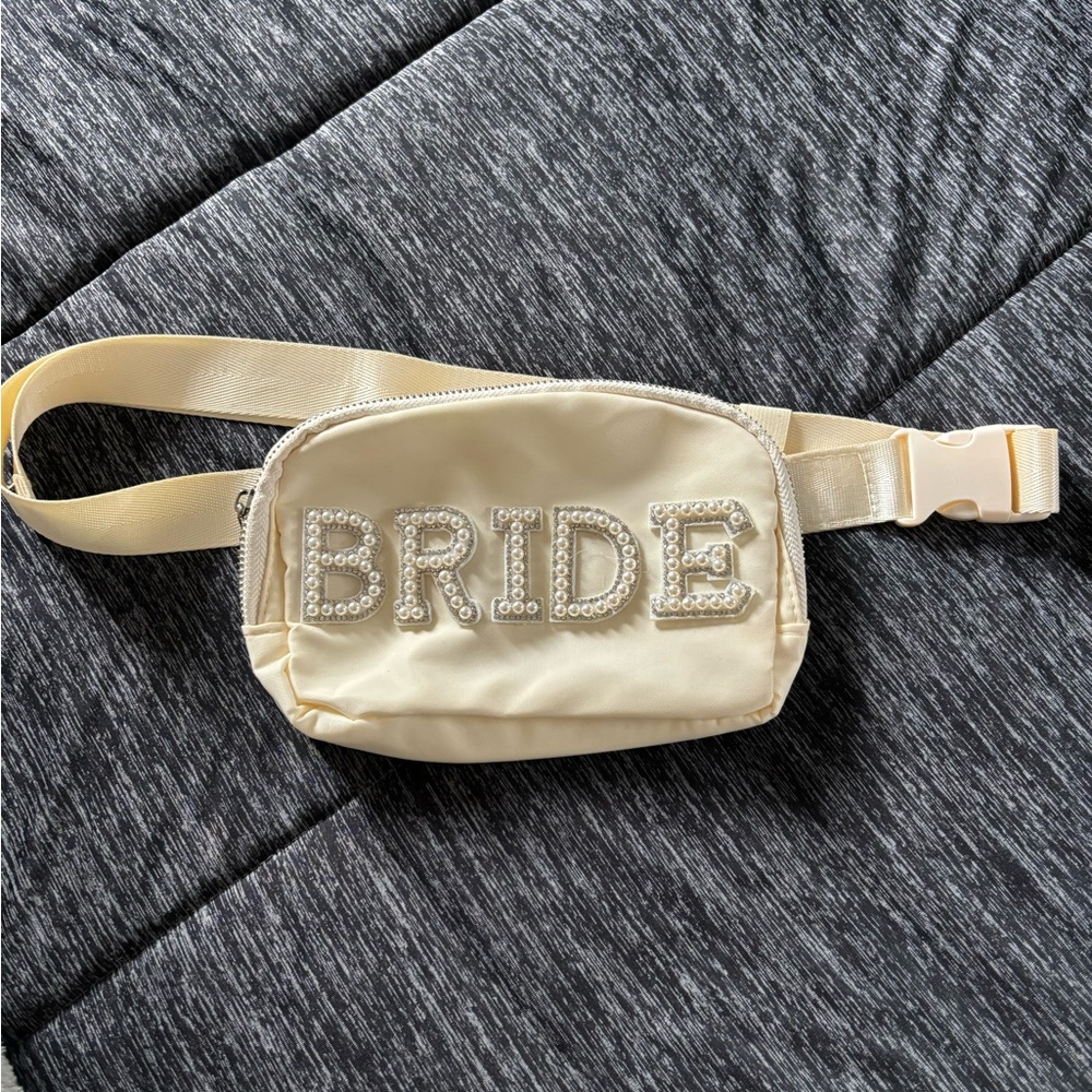 Cream Bride Belt Bag